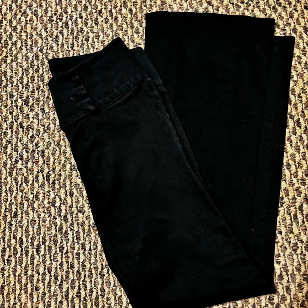 Vintage Low Rise Rampage Black Boot Cut & Flare Pants 0 - Picture 10 of 11